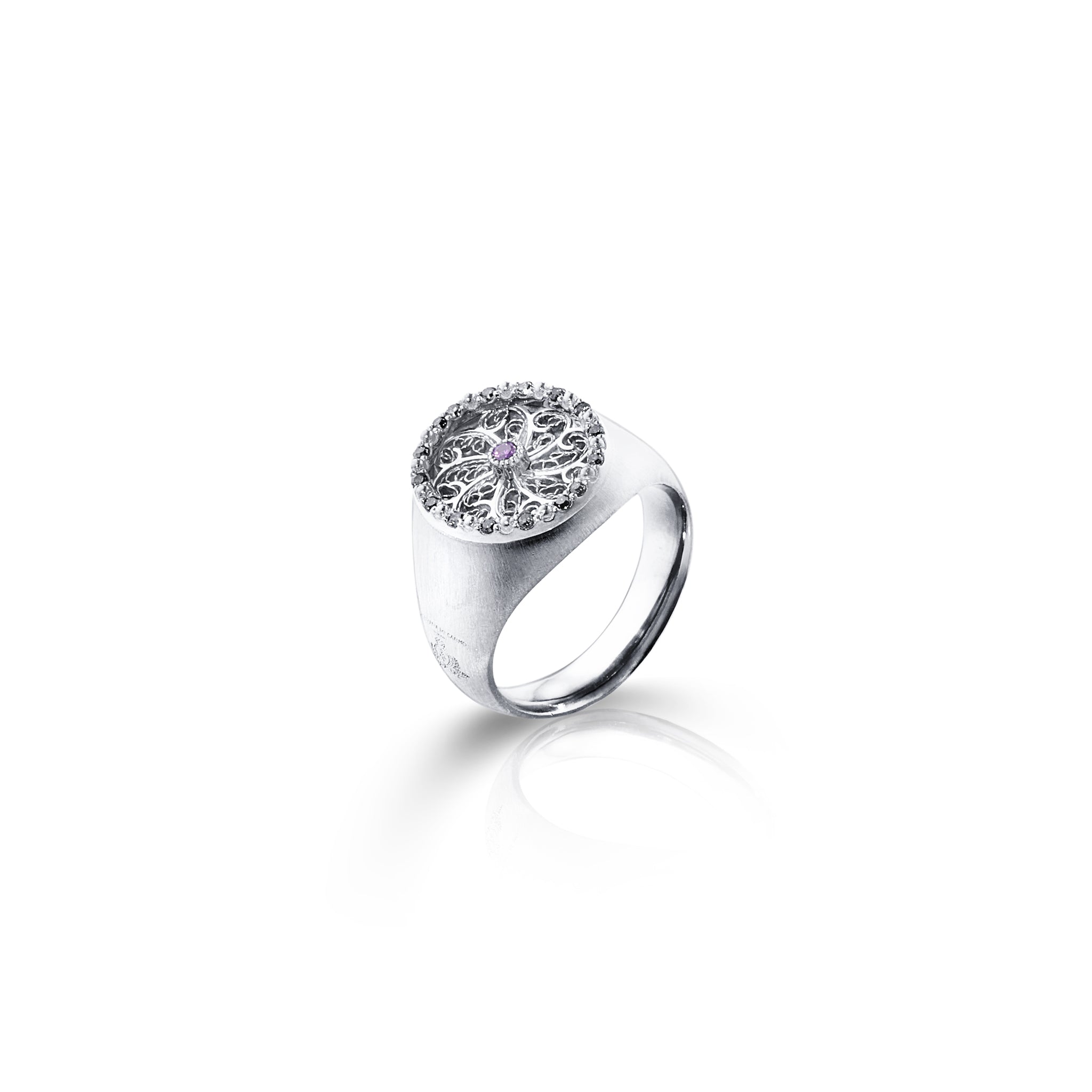 Bague Nicolau en pierre d'onyx