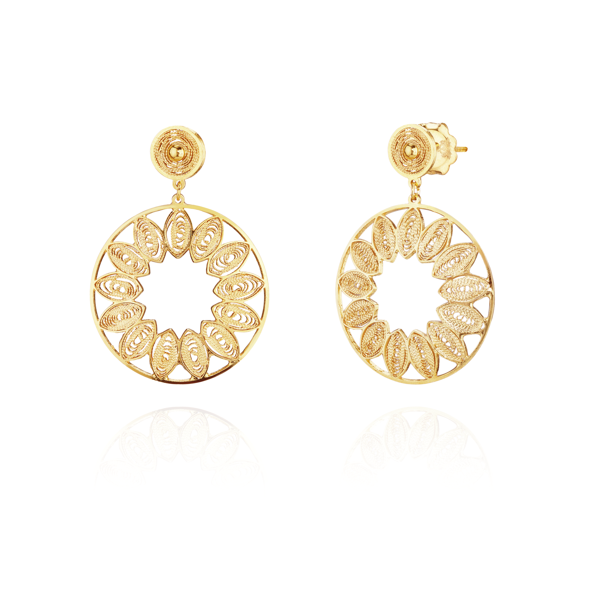 Joalharia do Carmo Brincos Círculo Prata