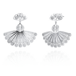 Joalharia do Carmo Brincos Leques Prata