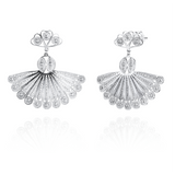 Joalharia do Carmo Brincos Leques Prata