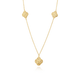 3 Clover Necklace Filigree