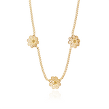 Joalharia do Carmo Colar Bismark Trevo Prata Dourada