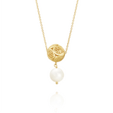 Joalharia do Carmo Colar com esfera e pérola