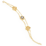 Joalharia do Carmo Pulseira 1 Caramujo 2 Quadrados