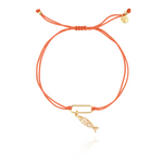 Joalharia do Carmo Charm Bracelet Sardinha Prata Dourada