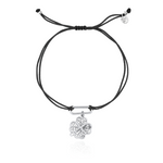 Joalharia do Carmo Charm Bracelet Trevo Prata