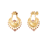 Brincos Arrecadas com Esmalte Prata Dourada