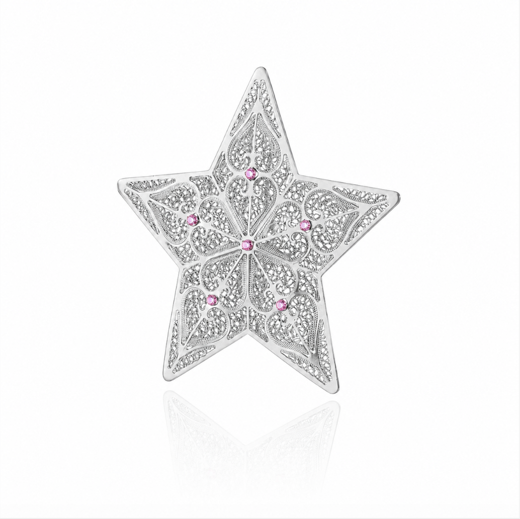 Pre Order Ganchos Estrelas Prateados