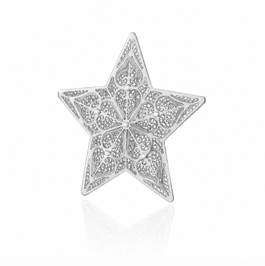 Pre Order Ganchos Estrelas Prateados