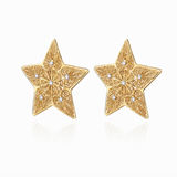 Pre Order Brincos Estrelas Dourados