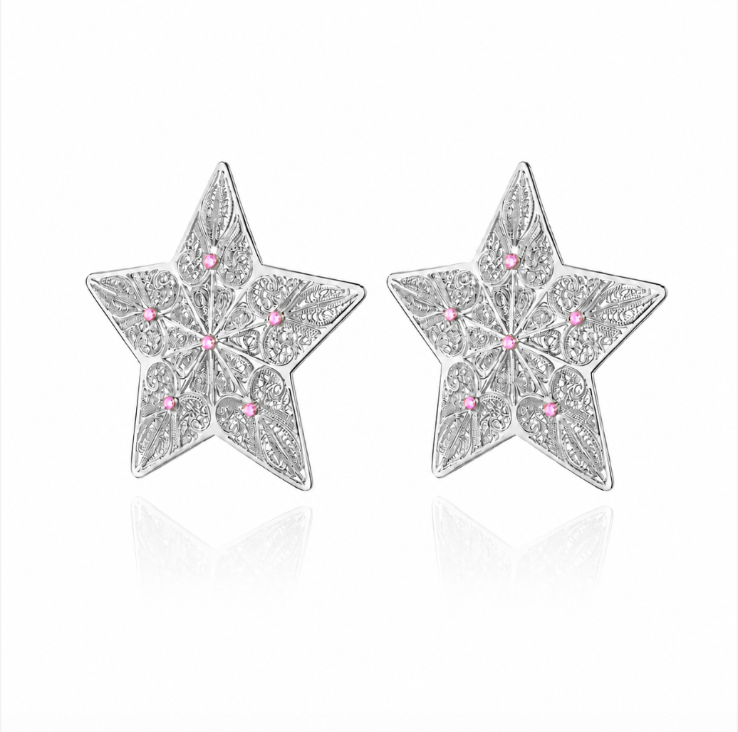 Pre Order Brincos Estrelas Dourados