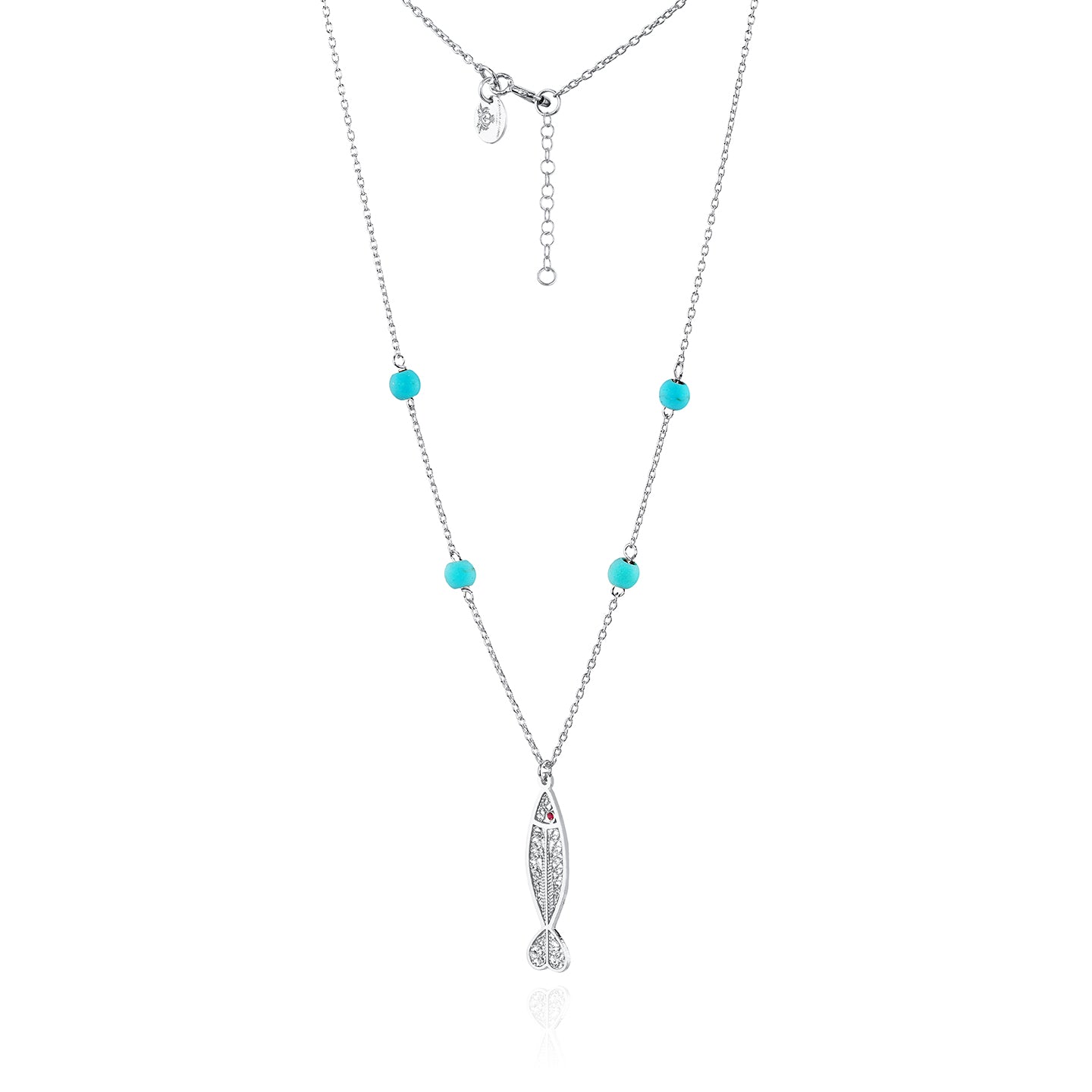 Sardine Silver Necklace