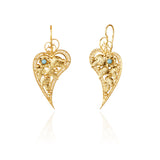 Baroque Heart Earrings