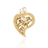 Baroque Heart Earrings
