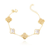Pulseira Trevo de Filigrana