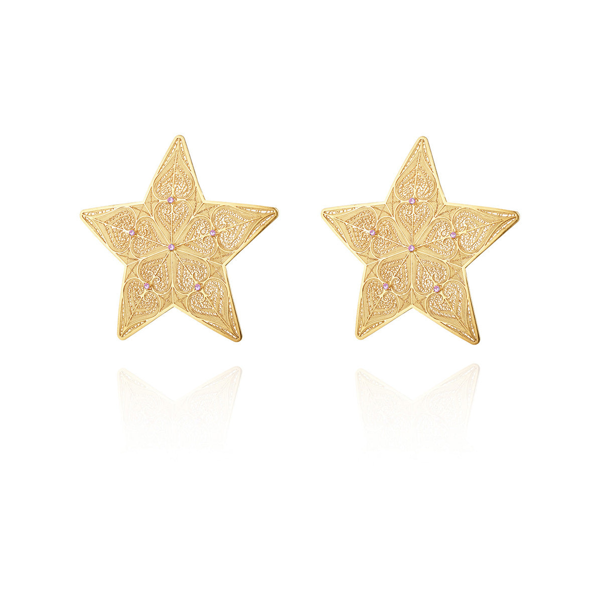 Pre Order Brincos Estrelas Prateado