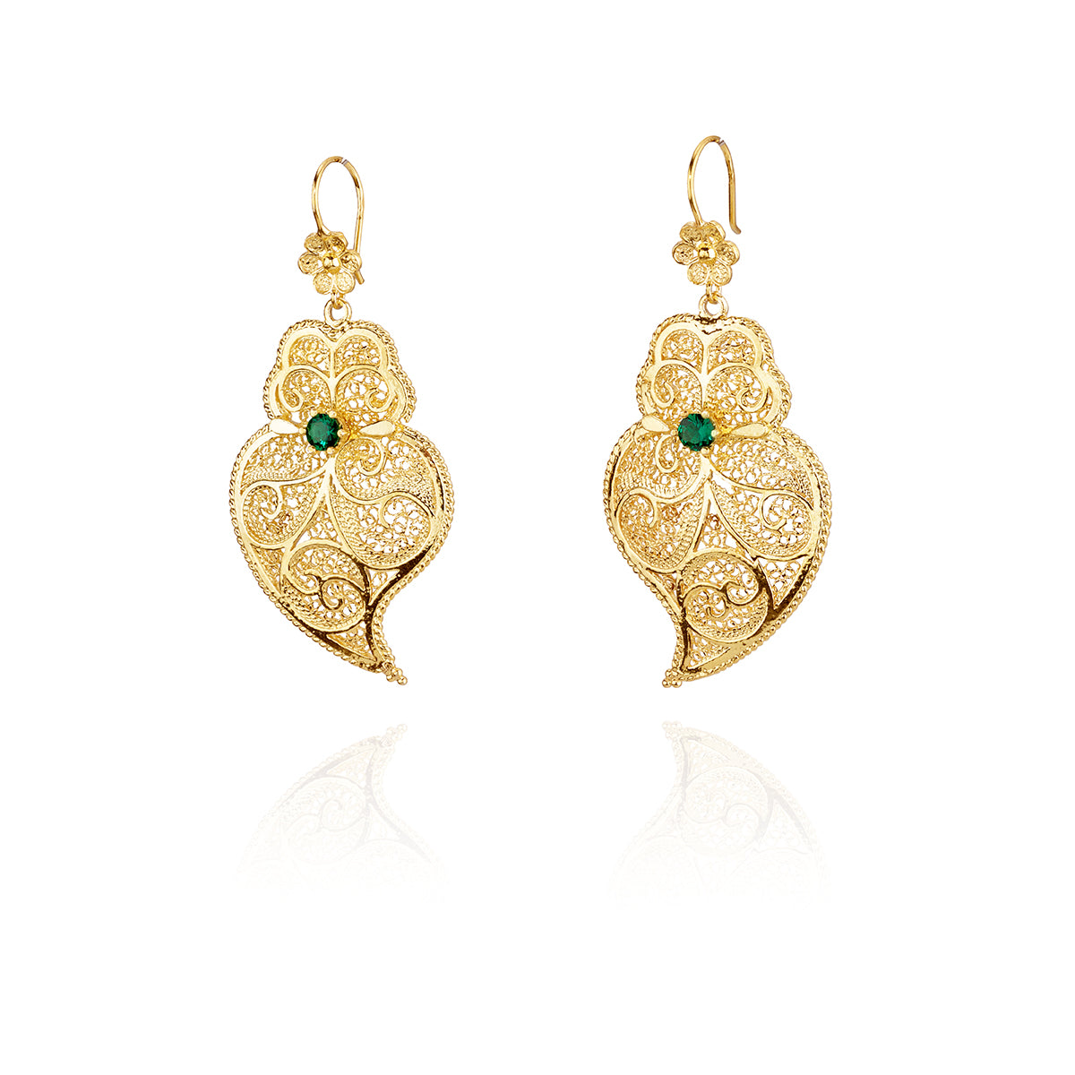 Boucles d'oreilles sardines en argent