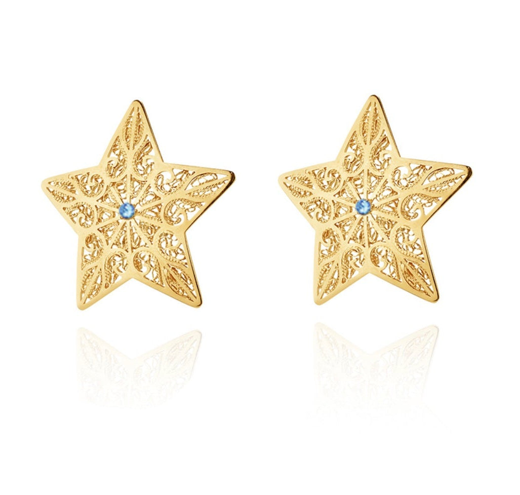 Pre Order Brincos Estrelas Prateado