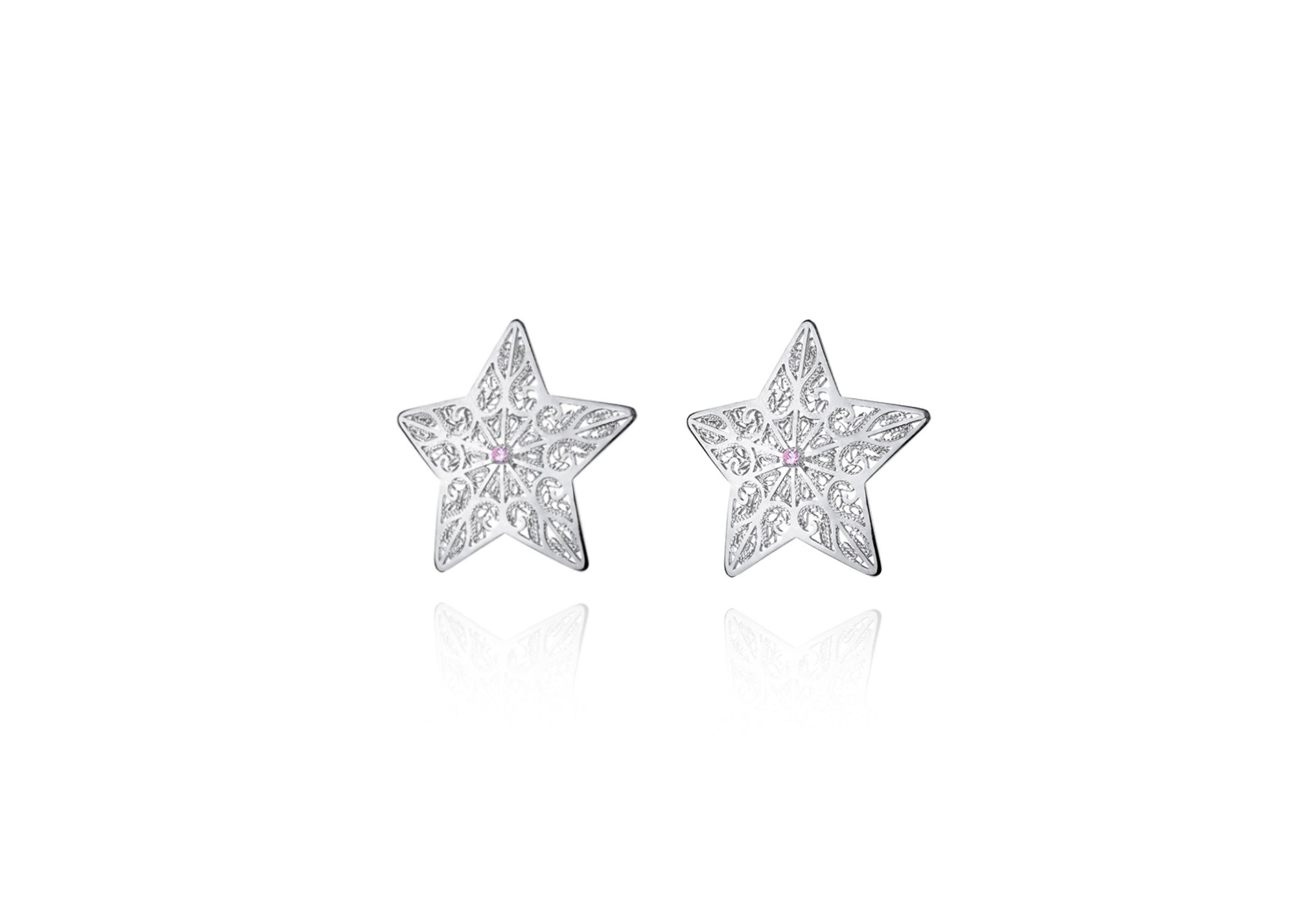 Pre Order Brincos Estrelas Prateado