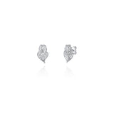 Boucles d'oreilles cœur avec filigrane et fleur