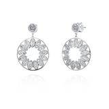 Boucles d'oreilles cercle en argent