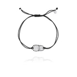 Joalharia do Carmo Pulseira Carmo Pedras Naturais Onix Bracelete Preta