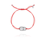 Joalharia do Carmo Pulseira Carmo Pedras Naturais Onix Bracelete Vermelha