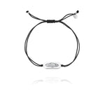 Joalharia do Carmo Pulseira São Bento Prata bracelete Preta