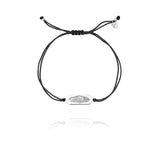 Joalharia do Carmo Pulseira São Bento Prata bracelete Preta