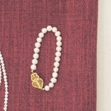 Pulsera de perlas con Corazón de Viana